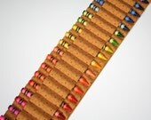 crayon ammo belt for kids -- rusty gold