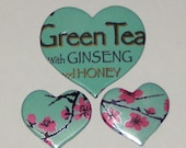 3 Hearts - Arizona Green Tea Pink Flower Can
