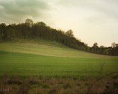 25% Off SALE nature photo. 6x9. landscape. Green Meadows. home decor, green field, summer photo print. England