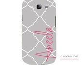 Monogrammed Samsung Galaxy S3 and S4 Case - Personalized Samsung Galaxy S3 and S4 Case
