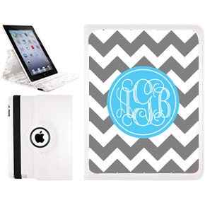 Monogrammed iPad 2nd - 4th Generation Swirl Case - Personalized iPad 2nd - 4th Generation Case