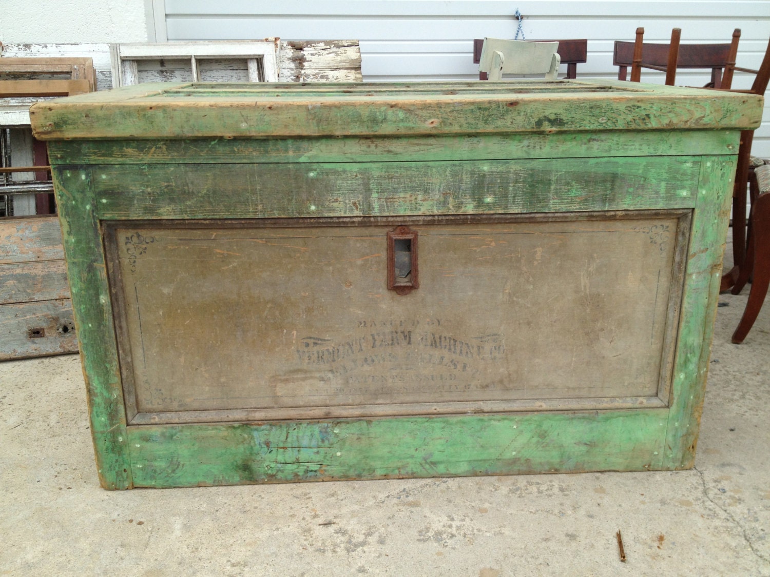 Vintage flour bin HUGE