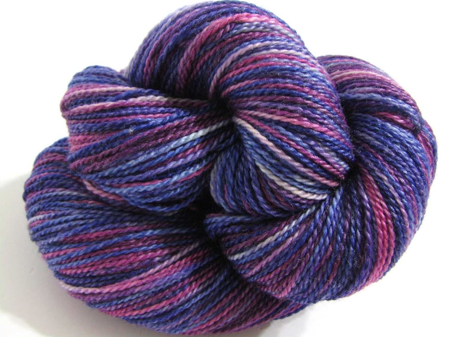 TWW Mercy SW Merino / Seacell Fingering - Violet Riot