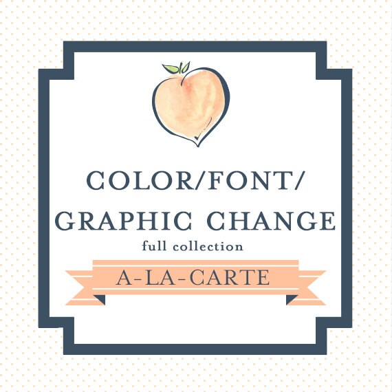 Custom Design Change - FULL COLLECTION, a la carte Il_570xn