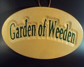 Garden Stone,  Ready To Hang,  Light Tan and Green,  Inside Outside