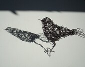 MISHA - Original Handmade Wire Bird Sculpture