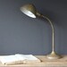 Vintage Industrial Brass Gooseneck Lamp