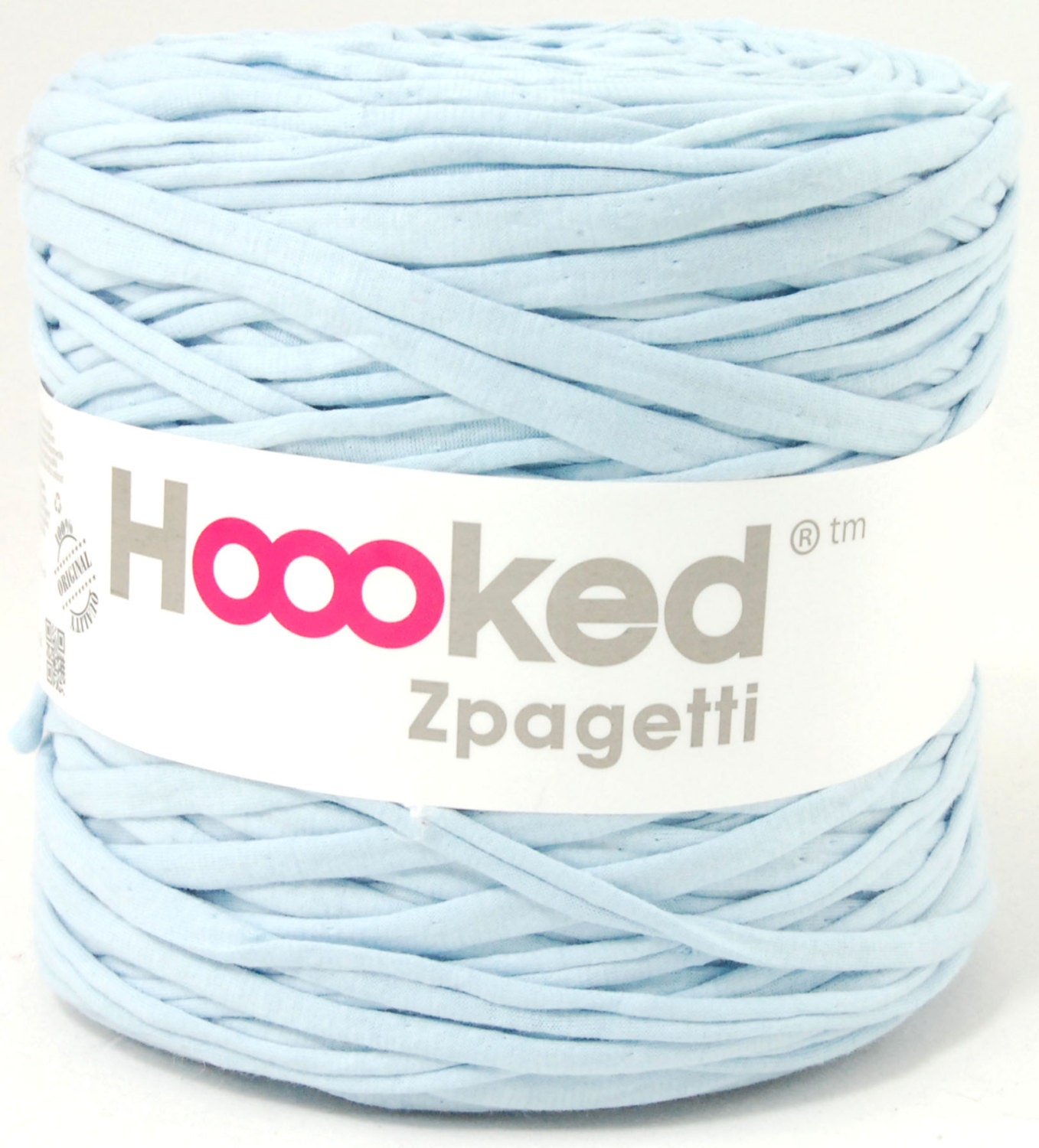 t-shirt yarn 135 yards, recycled cotton tricot named Zpagetti nr 21