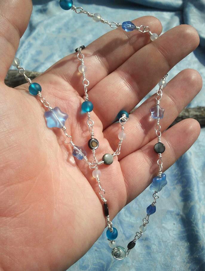 Sea of Stars - Wire Wrapped Necklace