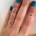Venus Ring- 14kPink Gold Fill, 14KYellow Gold Fill, or Sterling Silver
