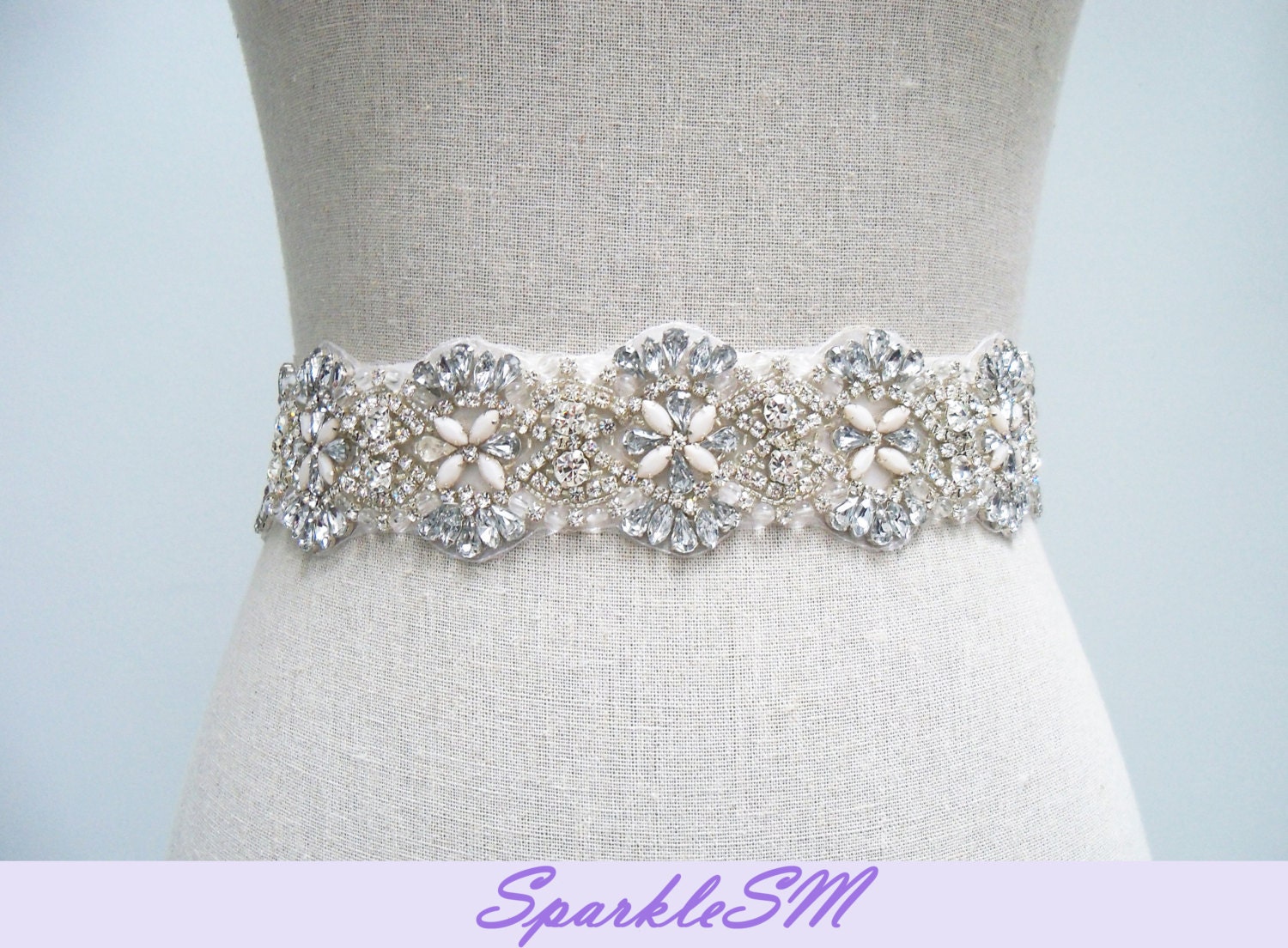 Bridal Belt Sash - Charlotte