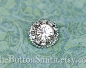Rhinestone Buttons "Courtney" (15mm) RS-042 - 5 piece set
