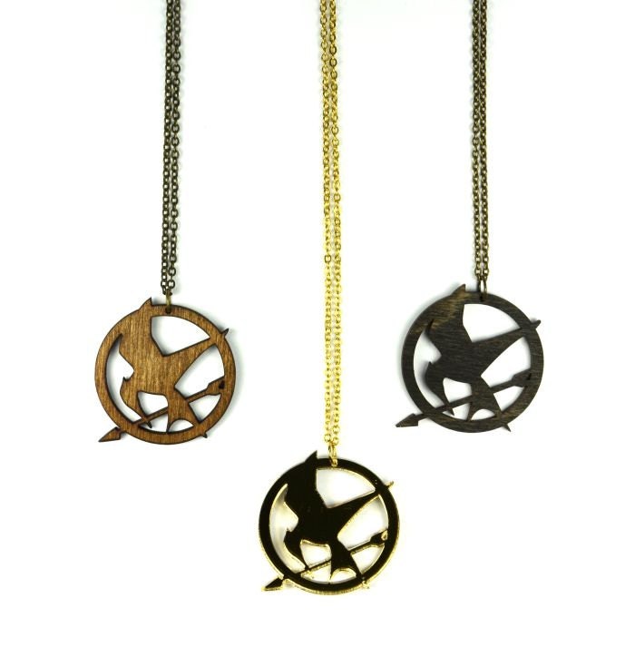 Hunger Games Inspired, Laser Cut Necklace