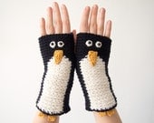 PENGUIN FINGERLESS GLOVES - Free Shipping Worldwide