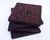 Wenge Coasters - Set of 4