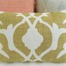 Golden beige floral trellis decorative pillow cover, Barbarba Barry Poetical