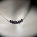 Amethyst - Carrie necklace - Purple crystal necklace - Sparkles - SJP - Bridal jewelry - Gift - Bridesmaids - February birthstone -