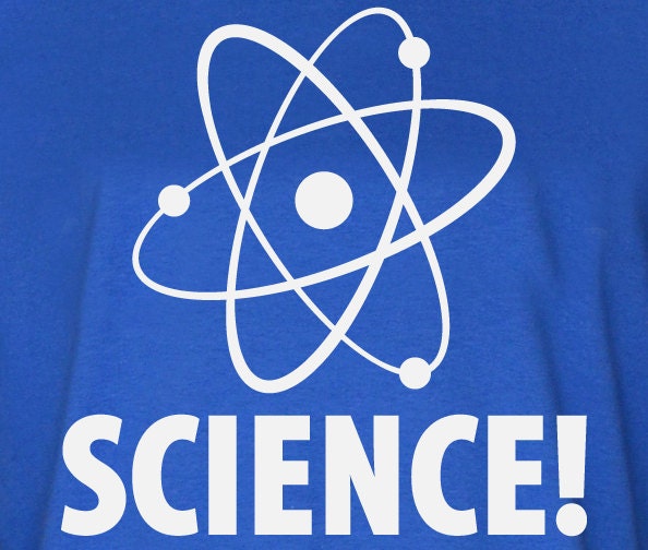 Science T-Shirt Atom Nuclear Symbol Tshirt Man Geekery Shirt Gift for Dad Father T-Shirt T Shirt Tee Shirt Mens Ladies Womens Teen Youth