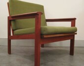 Danish Modern Illum Wikkelso Teak Lounge Chair