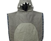 Stephen Joseph Shark Hooded Bath Poncho for toddler / beach towel / pool towel