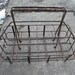 strong sturdy metal vintage antique 1930s gas station OIL BOTTLE CARRIER rack