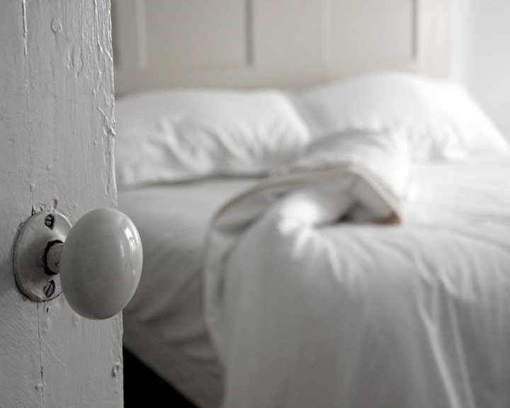 Sleeping Alone - Door to Bedroom - FREE US SHIPPING -  8 x 10 -  Fine Art Photo - BrookeRyanPhoto