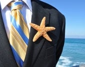 Real Starfish Boutonniere