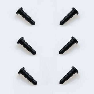 Buyer's Choice - 3.5mm Silicone Cell Phone iPhone Samsung Galazxy Charm Dust Plug Ear Plug Earring Wire Hook Supply DIY Mobile Accessories