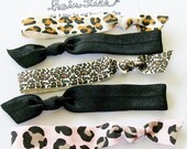 5 Hair Ties - Mixed Wildcat by Lucky Girl Hair Ties