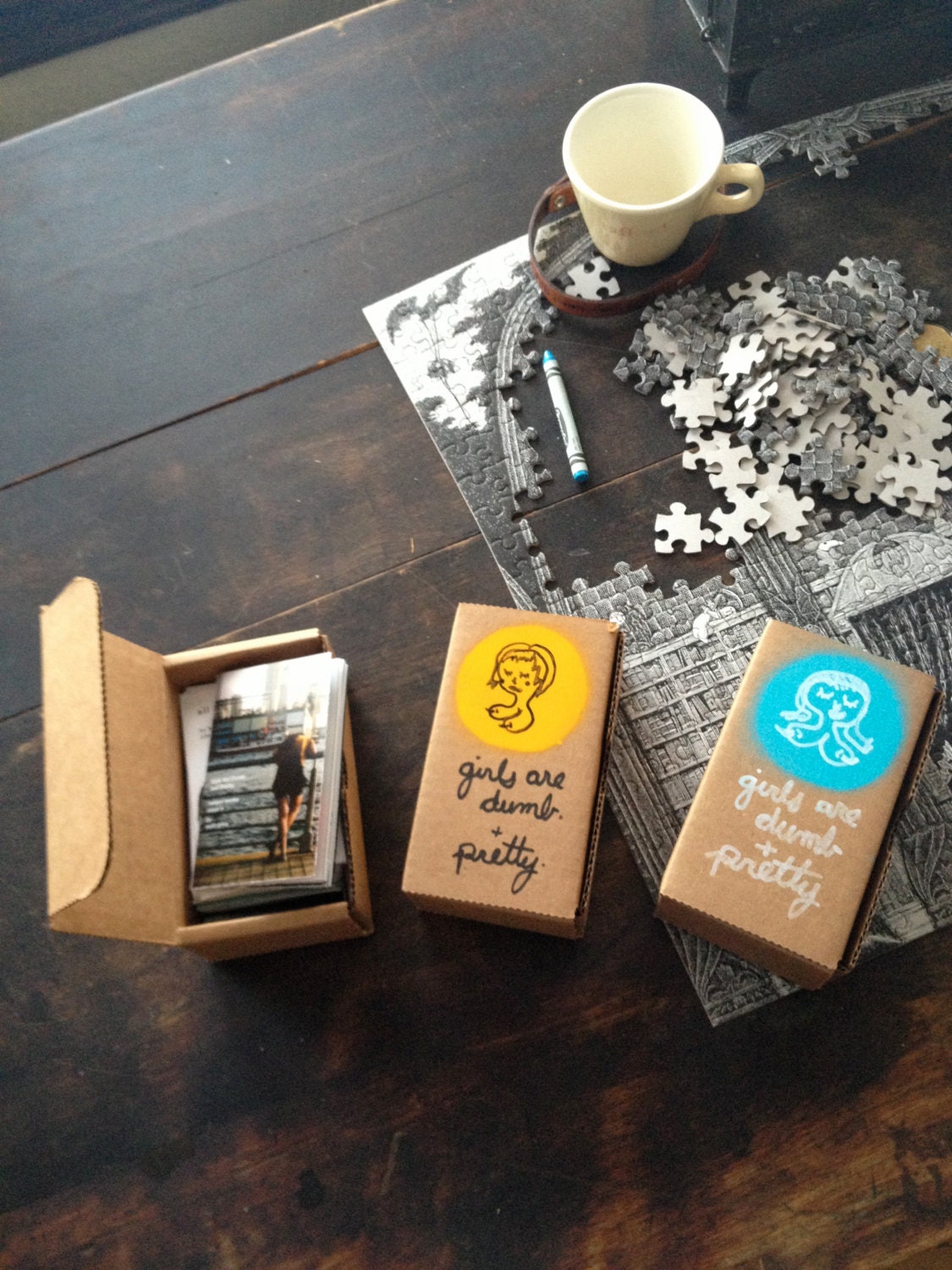Instant Books Are Your Future Issue 4 - Handpainted Box Containing 15 Mini Zines About Girls
