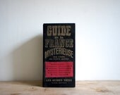 Vintage French Book // Mysterious France // 1964 // Red Black Gold // Vintage book // Spooky Gothic // library book shelf