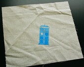 Madman in a Blue Box Screen Printed Panel