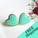 FREE SHIPPING - Sea Foam Green Earrings
