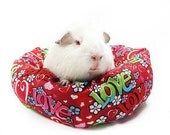 Love Love Guinea Pig Cuddle Roll (Black and White base)