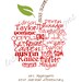 Perfect Teacher's Gift... Typography Art, 11x14, digital print