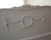 Simply Gorgeous Shabby Cottage Chic FULL SIZE Headboard Victorian One of a Kind
