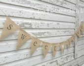 SWEETs TABLE BURLAP WEDDING