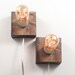 Rustic Wall Lamp I- Rustic Wall Sconce, Salvaged Wood Lamp, Exposed Edison Bulb Lighting, Rustic Night Light