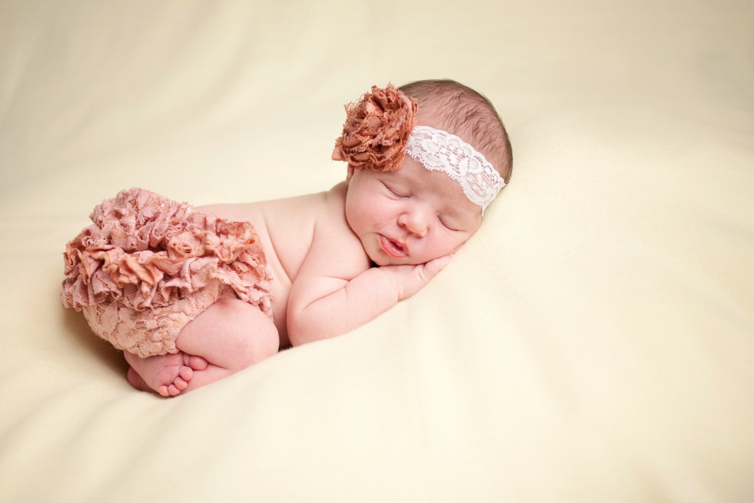 Custom order hand dyed lace romper/ sunsuit