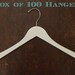 Wooden Hangers- 100 per box