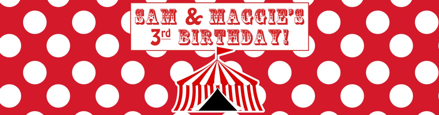 Carnival Water Bottle Labels Circus  Water Bottle Labels Carnival Birthday Circus Birthday Carnival Party (digital File) DIY Printable