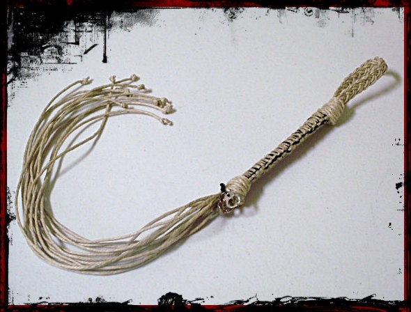Hemp Flogger Fetish Kink BDSM Toy