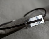 Men's Personalized Bracelet - Customize with your own initials, word, date