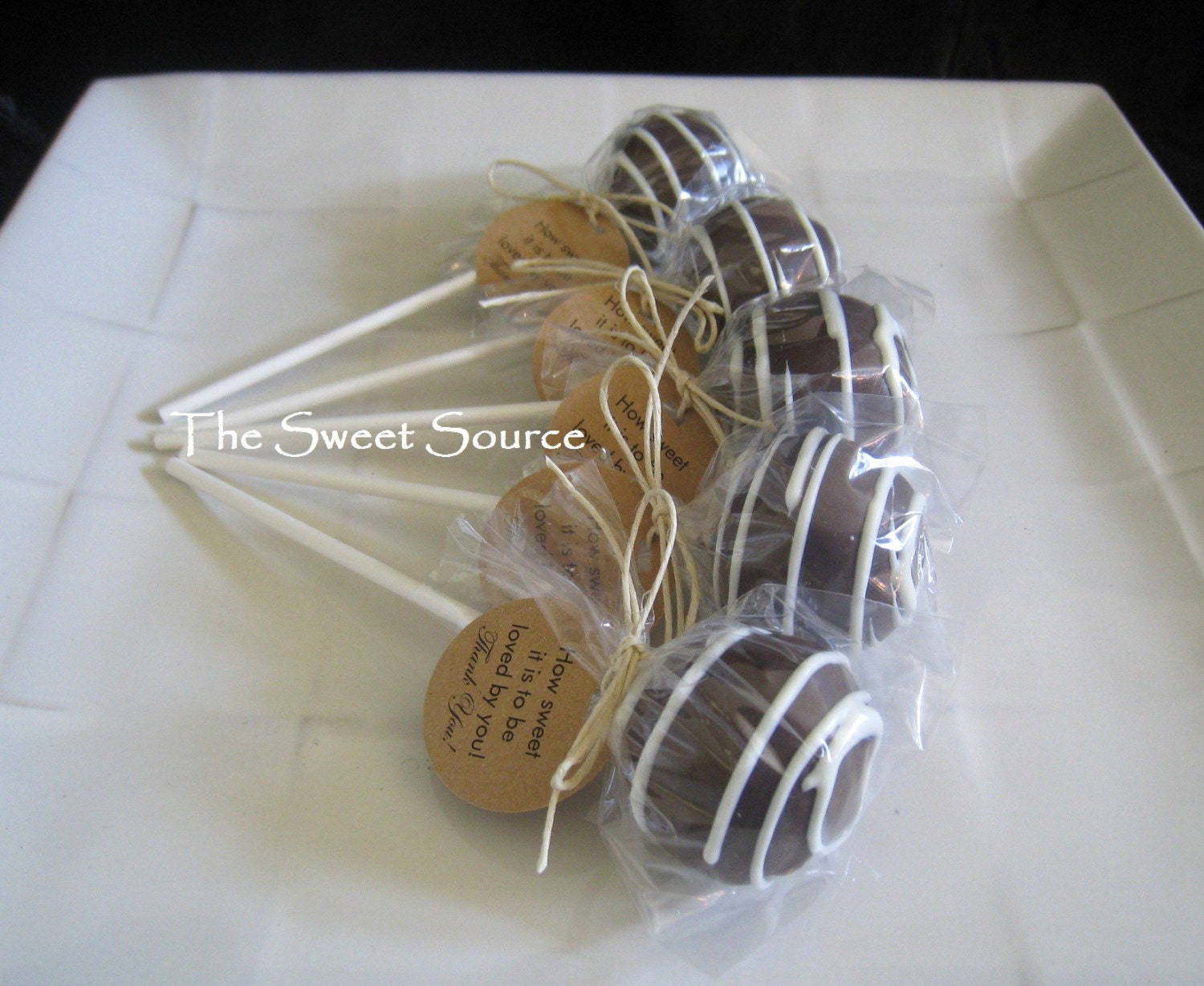Chocolate Wedding Favor: Premium Cake Pops Made to Order with High Quality Ingredients Il_170x135