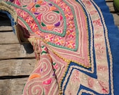 Hmong Textile Vintage Embroided Collar