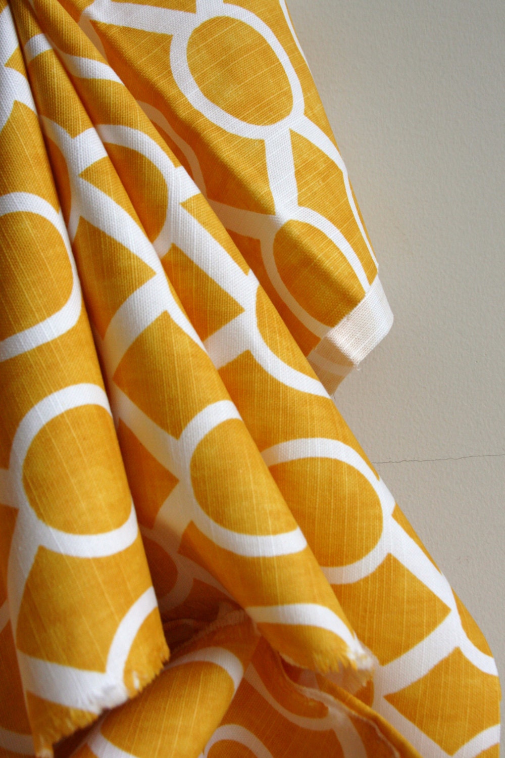 Sydney in Corn Yellow Slub Home Decor Weight Fabric from Premier Prints - ONE YARD Cut