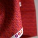 Organic "Fantail" in Raspberry from New Leaf Collection by Daisy Janie - ONE FAT QUARTER Cut