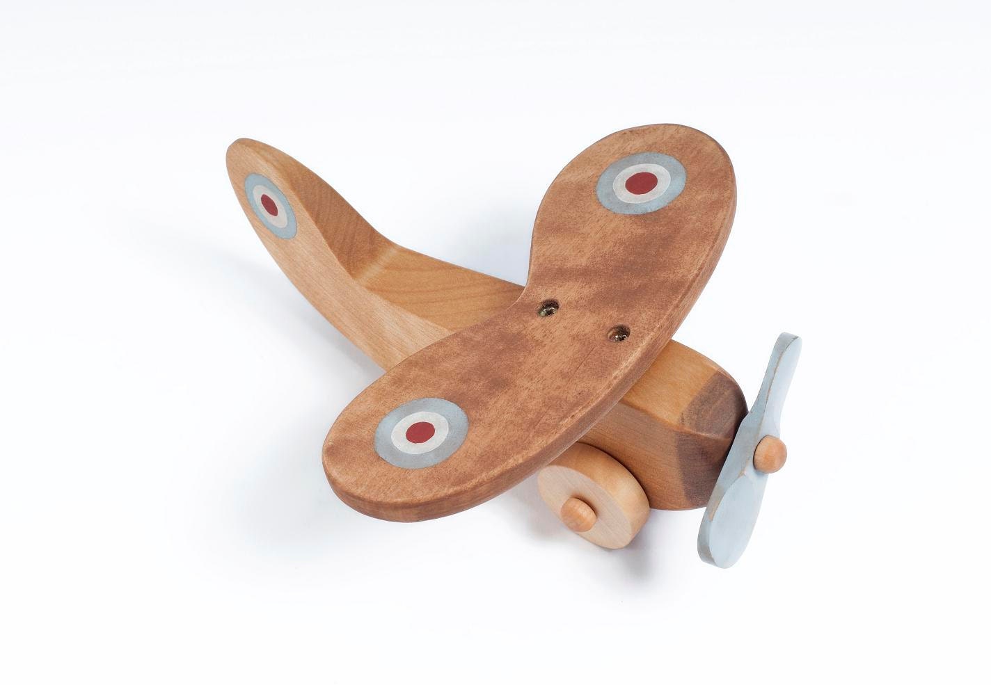 Wooden Airplane, safe kids toy