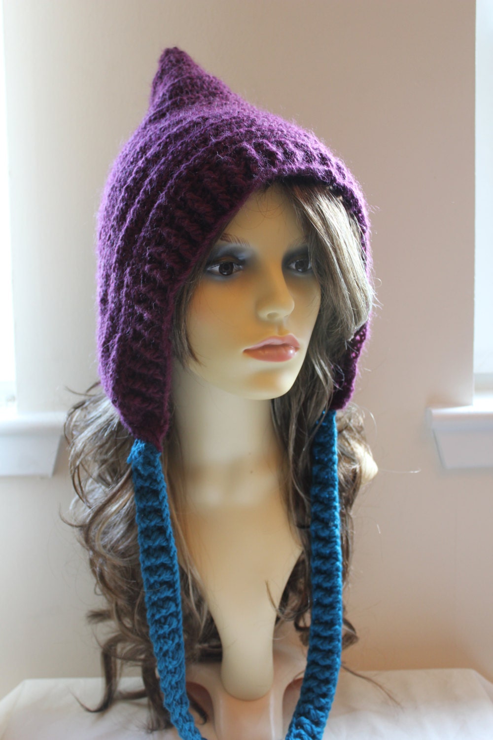 0026 - PDF PATTERN for Crocheted Pixie Inspired Pointy Hat - Size Teen to Adult