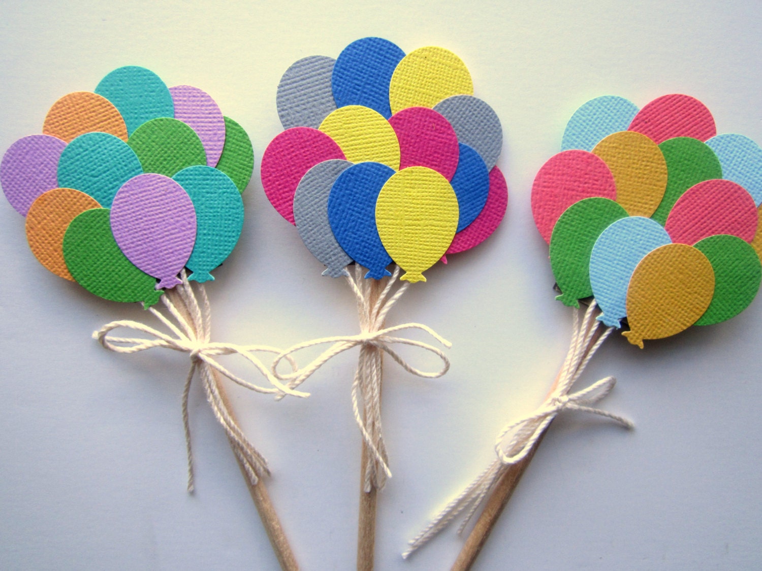 Birthday Cake Toppers, Balloons, Birthday Balloons, choose 1